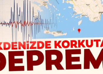 Akdeniz’de deprem oldu