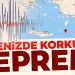 Akdeniz’de deprem oldu