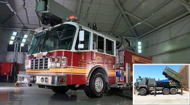 Füze rampası, itfaiye aracı olarak İBB’ye satılmış