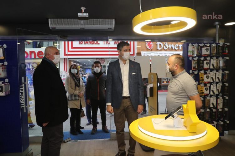 Kartal esnafına yeni yıl ziyareti