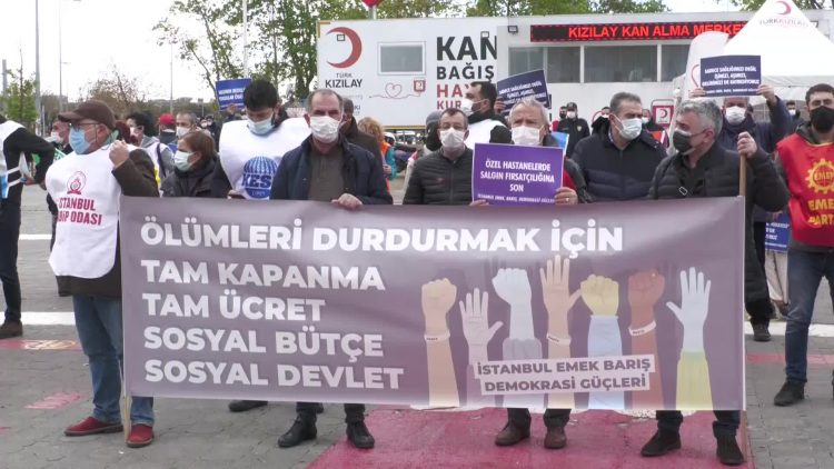 Sivil toplum kuruluşlarından “tam kapanma” eylemi