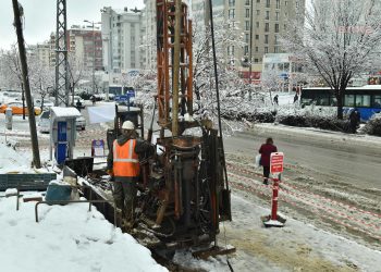 Ankara’da, Dikimevi-Natoyolu raylı sistemi için sondaj çalışması başladı