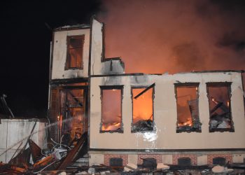 Edirne’de tarihi Müftülük binası yandı