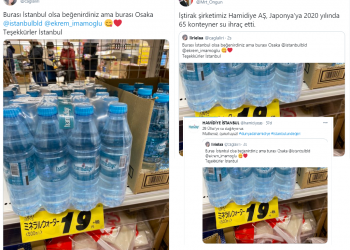 Japonya’da, Hamidiye Su satışı başladı