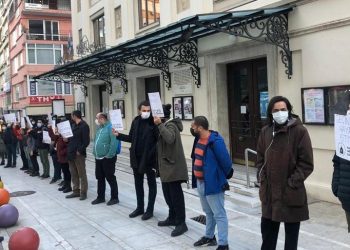 Kafe ve bar çalışanları eylemde