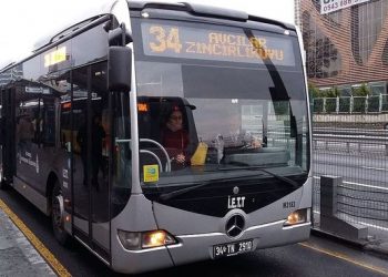 Metrobüse tabela düzenlemesi