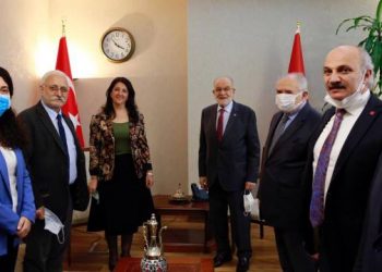 Pervin Buldan ve Temel Karamollaoğlu görüştü
