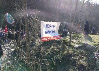 Derelerini şirketten kurtaran köylüler nöbette