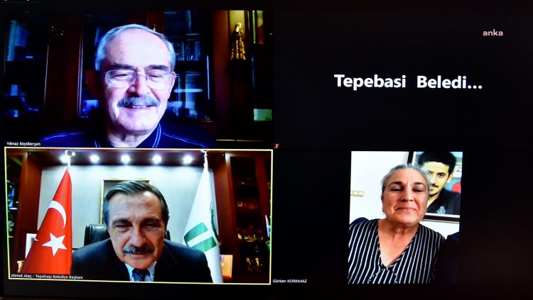Başkan Büyükerşen ve Başkanı Ataç, Ali İsmail Korkmaz’ın ailesi ile görüştü