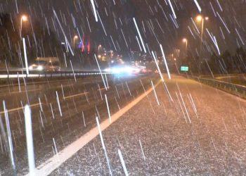 İstanbul’da kar yağışı