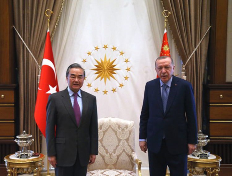 Cumhurbaşkanı Erdoğan, Çin Dışişleri Bakanı Wang Yi’yi kabul etti