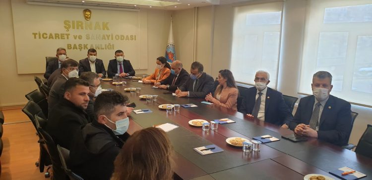 CHP Esnaf Heyeti Şırnak’ta : Yandaşın vergi muafiyeti esnafın 41 katı