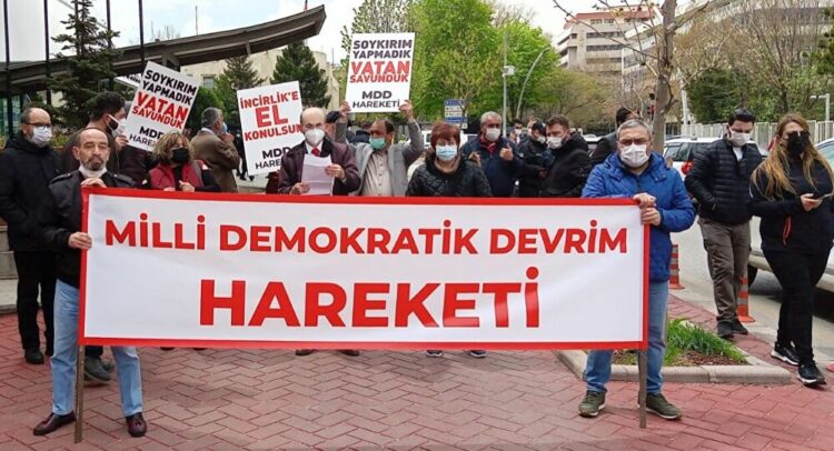 Milli Demokratik Devrim Hareketi, Biden’ı protesto etti