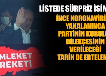 A Haber duyurdu! İşte Muharrem İnce’nin A Takımı’nda yer alan isimler