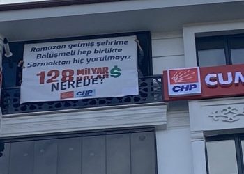 CHP Kastamonu’dan bu sefer de manili ‘128 milyar dolar nerede?’ afişi