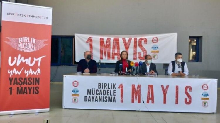 DİSK, KESK, TMMOB ve TTB 1 Mayıs kararını açıkladı