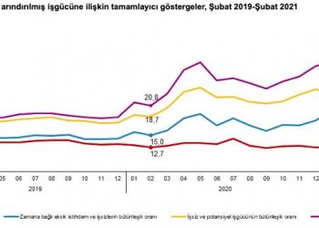Şubat ayında 250 bin kişi daha işsizler ordusuna katıldı