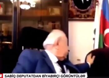 Azerbaycanlı milletvekili yayında asistanını taciz etti