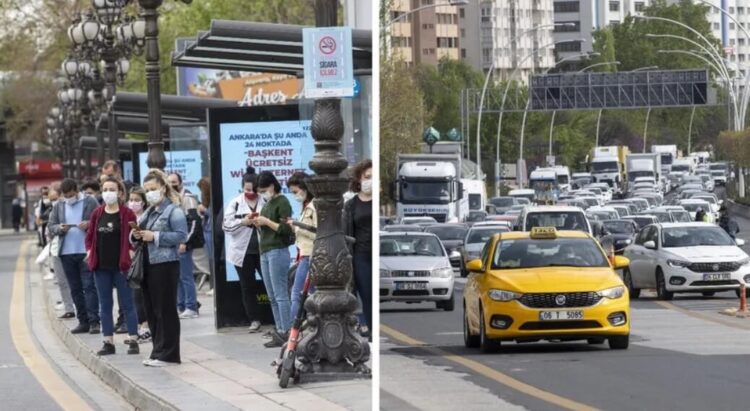 ‘Tam kapanma’ sabahı yoğunluk