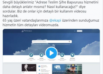 65 yaş ve üzeri vatandaşlara müjde. Adreslere teslim edilecek