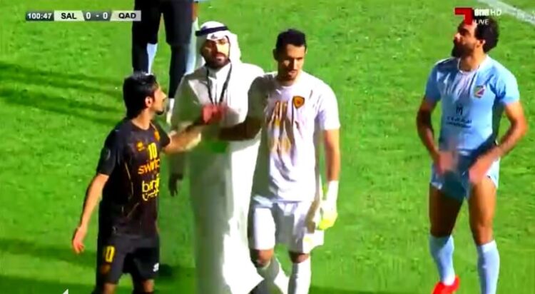 Kulüp başkanı sahaya indi, penaltıyı iptal ettirdi!