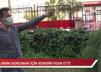 4 yavrusunu korumak için kendini feda etti