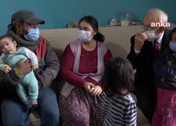 Beş çocuklu anneden Kılıçdaroğlu’na:” Çöpten bulduğumuz patatesleri yiyoruz”