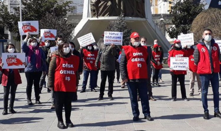 Bakırköy Belediyesi İşçileri, anayasal hakları olan toplusözleşme için mücadele ediyor