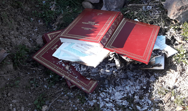 Alevi dergahı yanında tehlikeli provokasyon