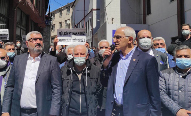 Okmeydanı’nda halk kentsel dönüşüme karşı birleşti… “Burada bir haksızlık var”