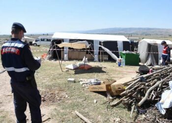 Mevsimlik işçi çadırına ‘koronavirüs’ karantinası