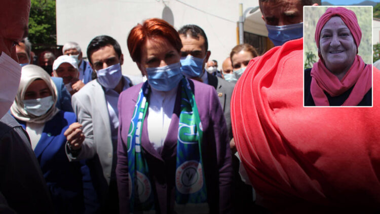 Akşener’le tartışan kadın bakın kim çıktı