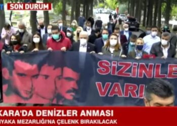 Denizleri ‘Sizinle varız’ pankartıyla anmaya izin yok