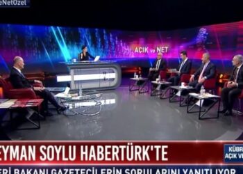 Soylu’nun Habertürk yayınında gazeteciler kaçar dakika konuştu?