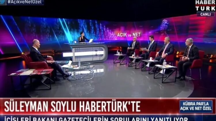 Soylu’nun Habertürk yayınında gazeteciler kaçar dakika konuştu?