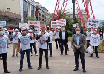 İşçiler, AKP’li Giresun Belediye Başkanı’nı protesto etti