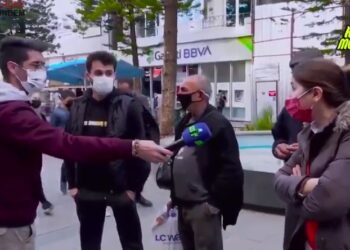 Sokak röportajında konuşan Sümeyya Avcı gözaltına alındı