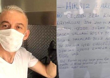 Hırsızdan bıkan esnaf kapıya not yazdı