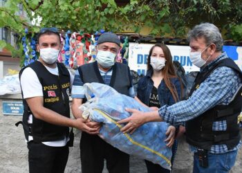 Dede ve torunun mavi kapaklarını çalan şüpheli yakalandı