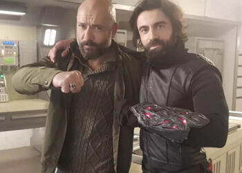 Dizinin finalindeki kavga sahnesi hastanede bitti