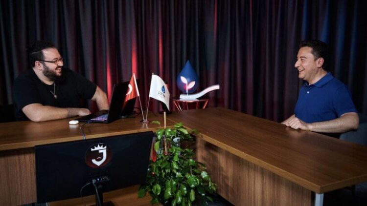 Ali Babacan Twitch yayıncısı Jahrein’in programında keşkesini açıkladı