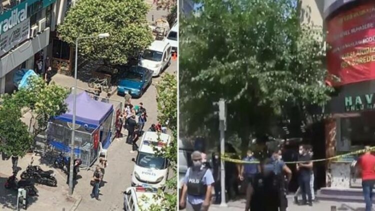 HDP binası önünde çatışma: Giriş ve çıkışlar kapatıldı!