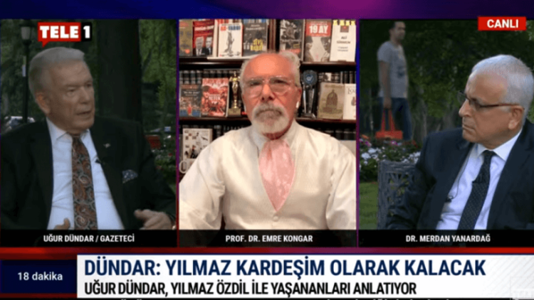 Uğur Dündar Yılmaz Özdil ile yaşadığı tartışma sonrası ilk kez canlı yayına çıktı
