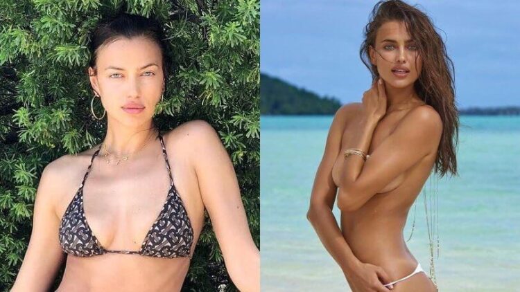 Irina Shayk üstsüz pozuyla sosyal medyada beğeni topladı
