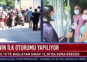 YKS velisi ‘Katarlı gençler’ dedi, Habertürk muhabiri böyle panikledi