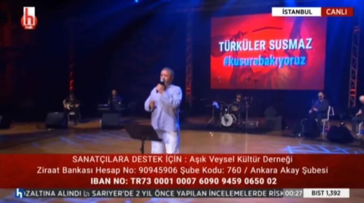 Halk TV’den müzisyenlere destek gecesi