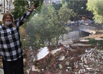 ‘Dere Islahı’ denilerek yıkılan gecekonduların yerine site yapıldı