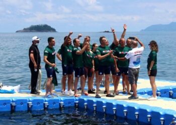 Dünya sağlık çalışanları için Soçi’den Giresun’a yüzdüler