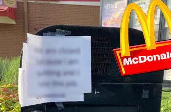 McDonald’s çalışanı bu notla istifa etti