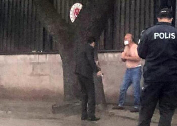 TBMM’nin önünde intihar girişimi…
